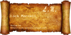 Lock Marcell névjegykártya